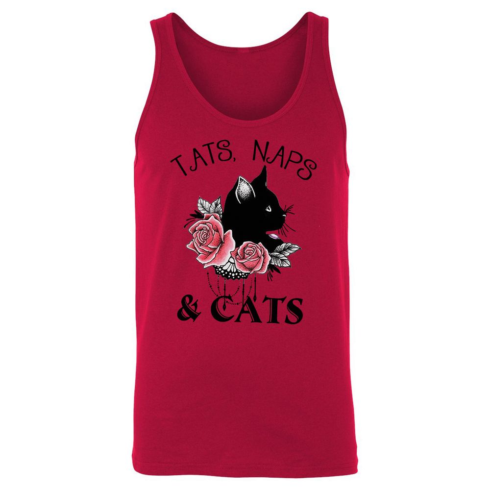 Unisex Jersey Tank - 3C7HAXSN - Red - 11