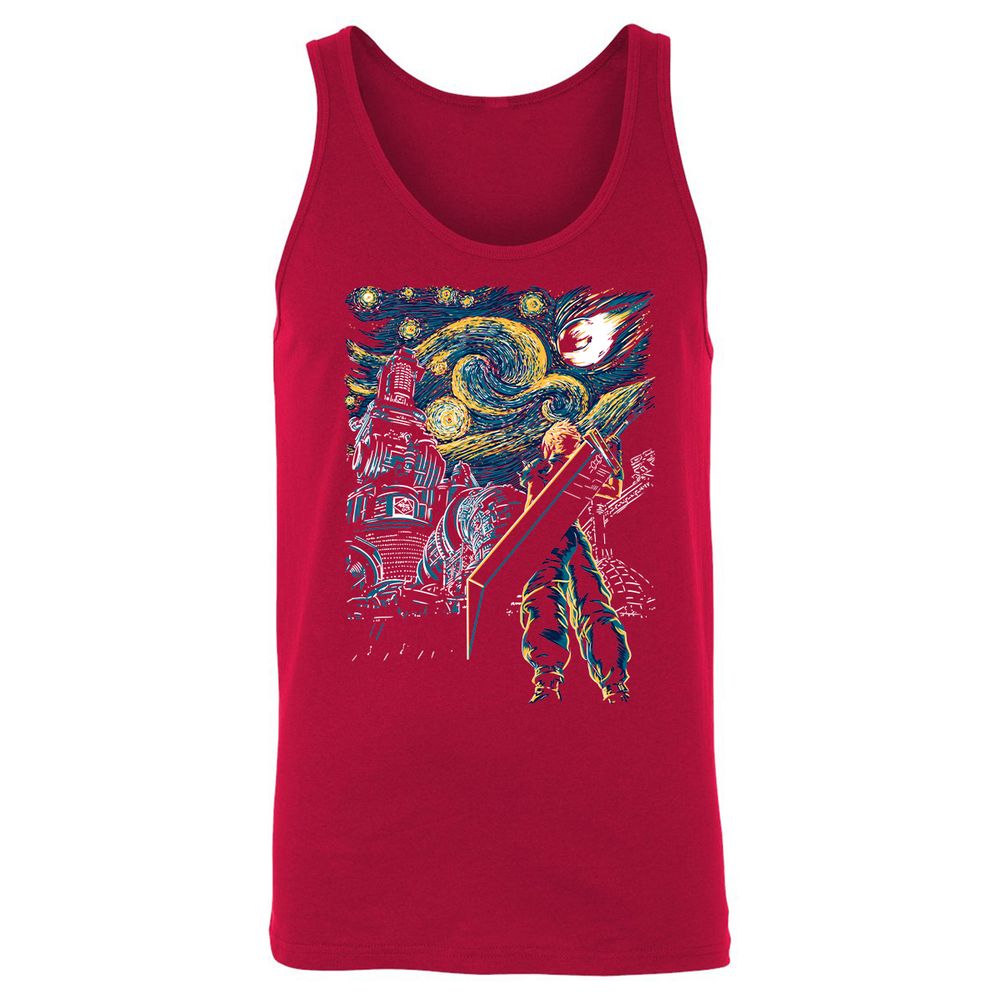 Unisex Jersey Tank - A9F3B4Q6 - Red - 11
