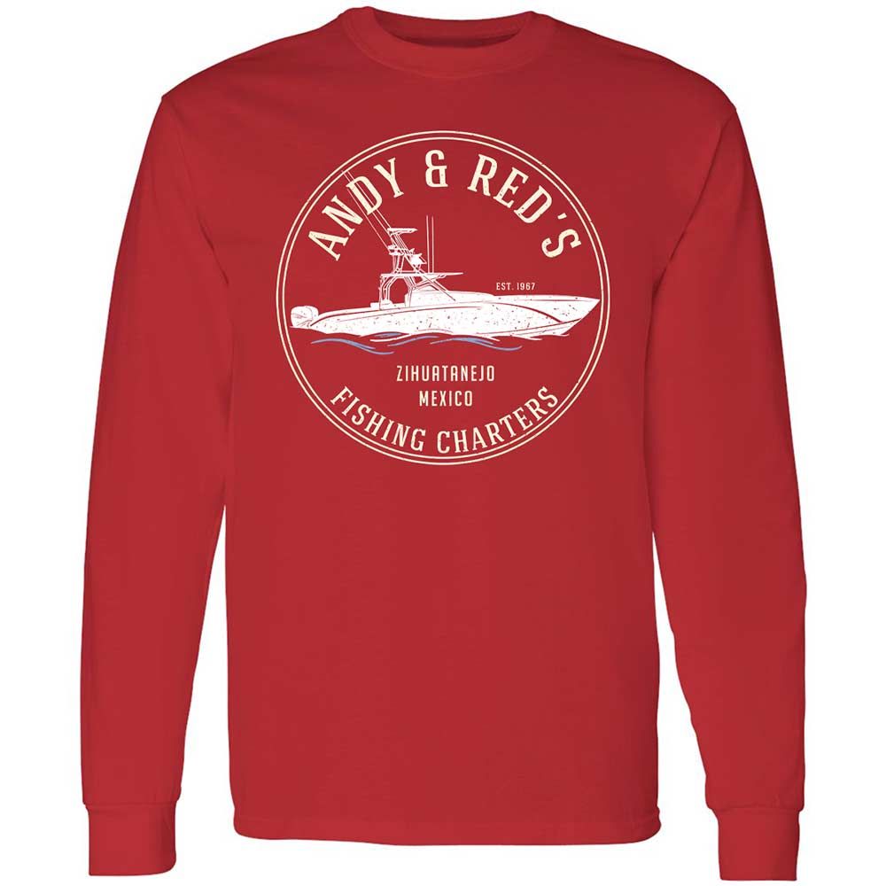 Long Sleeve T-Shirt - E1HF4GDP - Red - 11