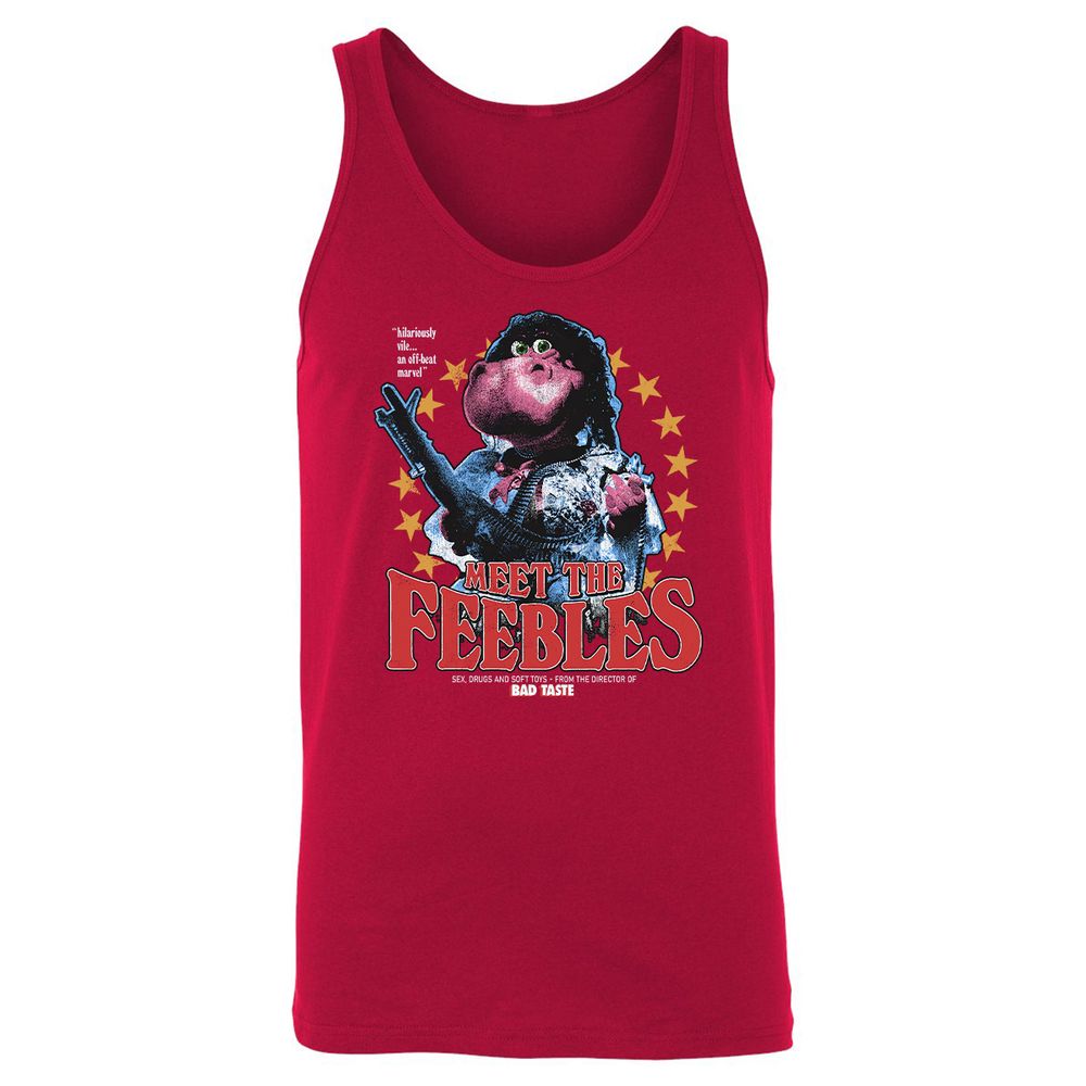 Unisex Jersey Tank - D3PKUL3J - Red - 11