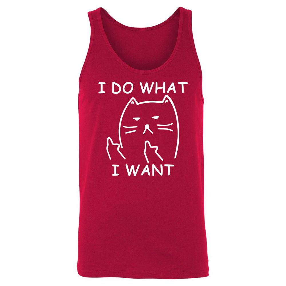 Unisex Jersey Tank - 5G9ELZGW - Red - 11