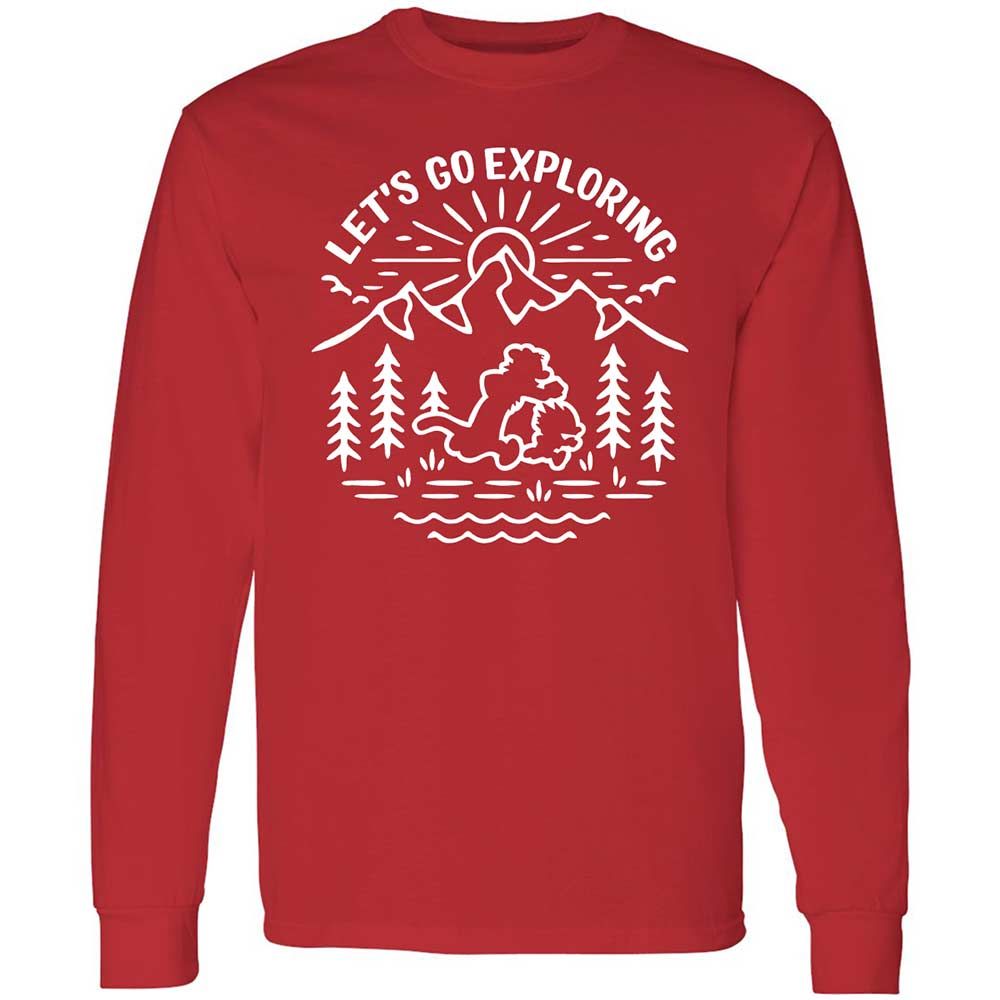 Long Sleeve T-Shirt - GAJEBL5Z - Red - 11
