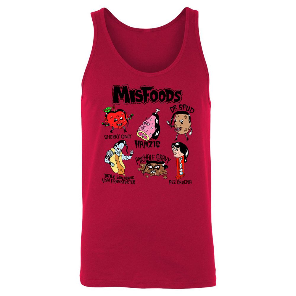 Unisex Jersey Tank - XHGAMV9S - Red - 11
