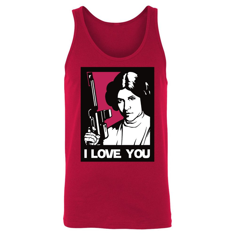 Unisex Jersey Tank - LP2NU599 - Red - 11