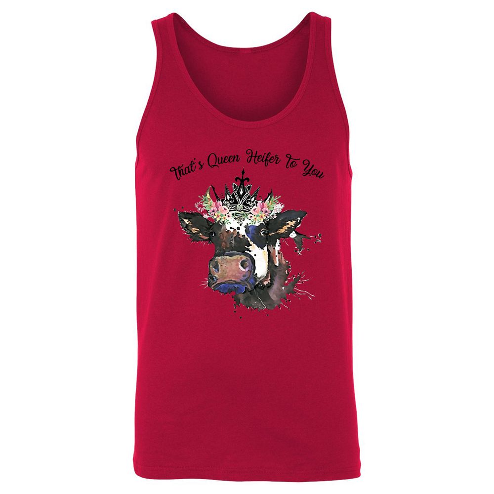 Unisex Jersey Tank - WQ7DCMJ4 - Red - 11