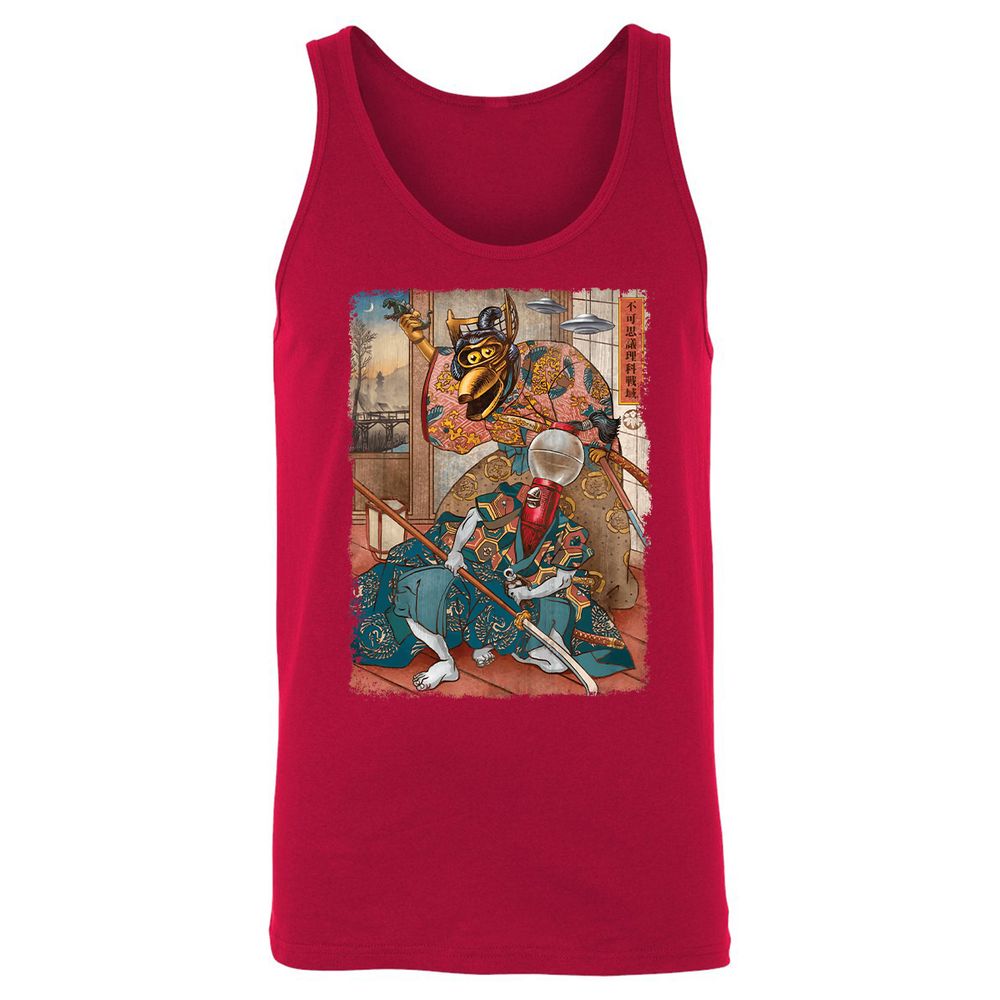 Unisex Jersey Tank - 5RGZLETR - Red - 11