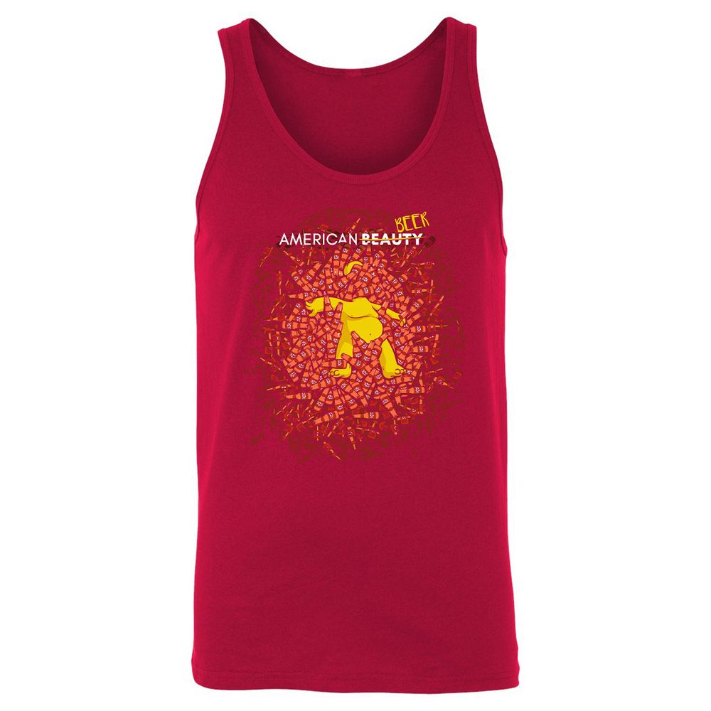 Unisex Jersey Tank - XZHJ3AFG - Red - 11
