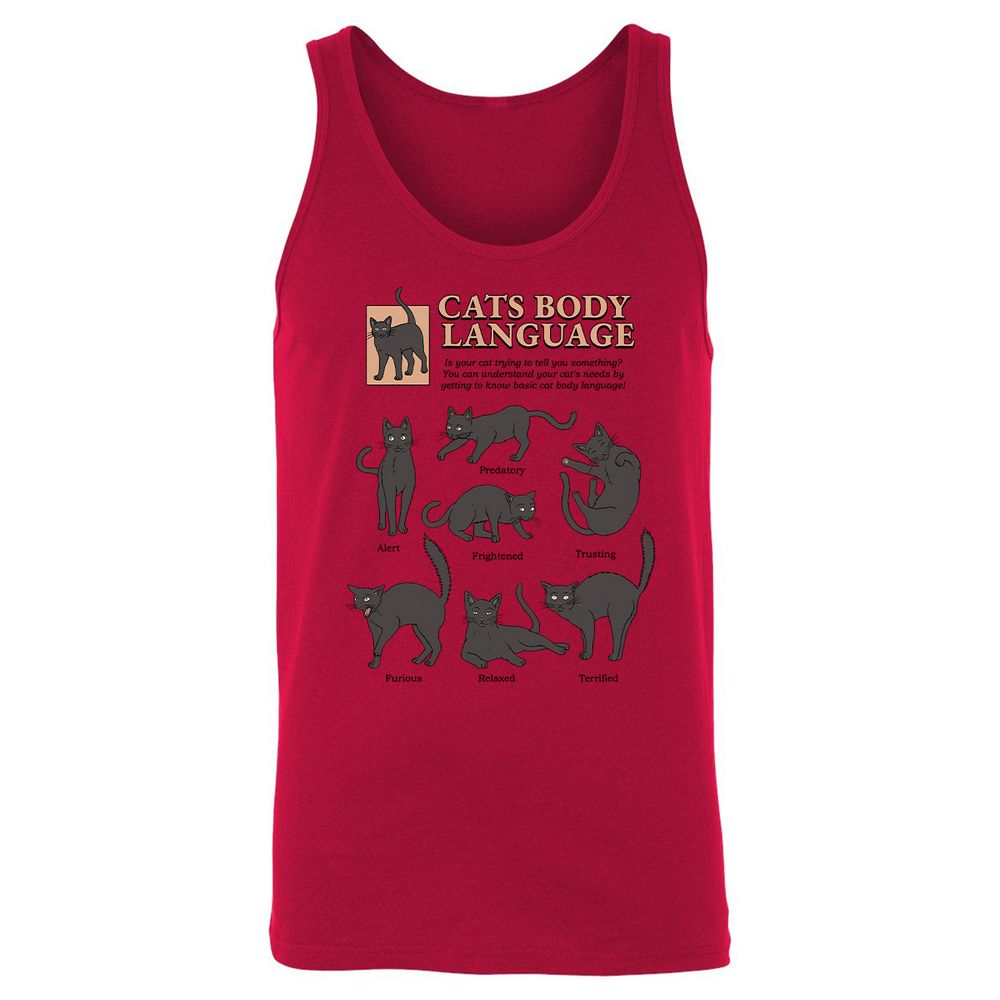 Unisex Jersey Tank - MZ6F74KZ - Red - 11