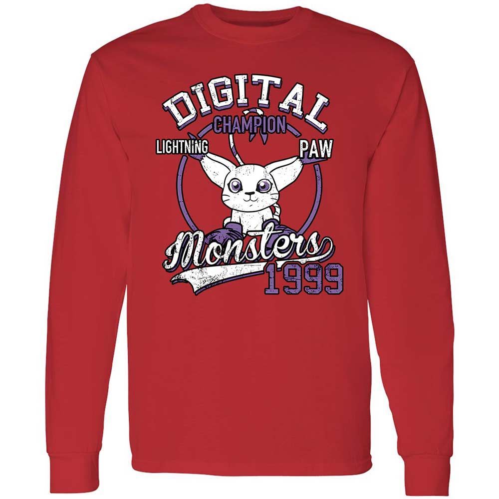 Long Sleeve T-Shirt - 92VNUVRN - Red - 11