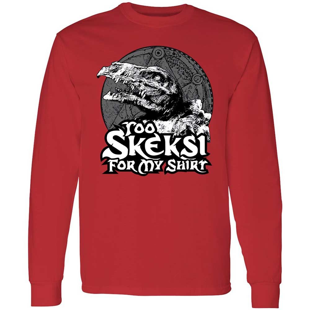 Long Sleeve T-Shirt - GR6HVFYQ - Red - 11