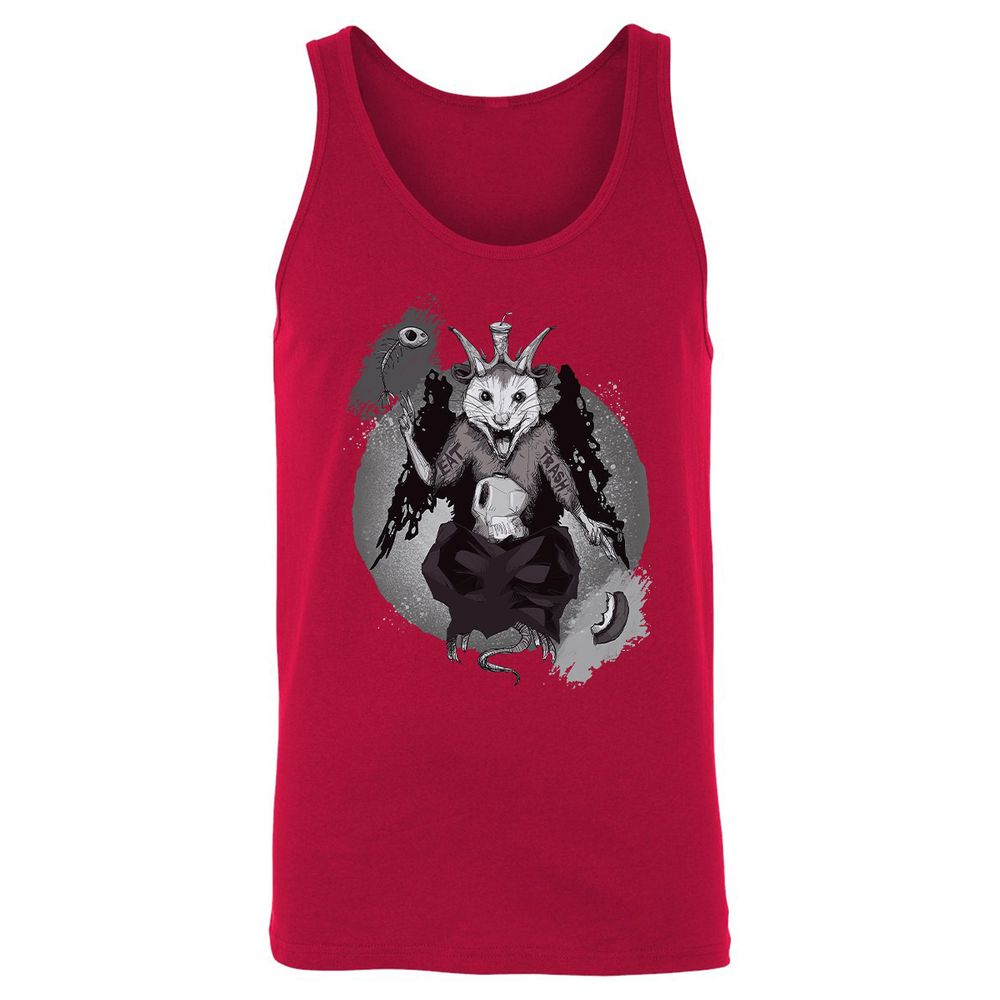 Unisex Jersey Tank - B4L6YQ9E - Red - 11