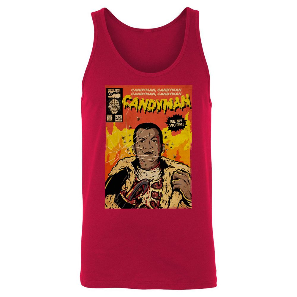 Unisex Jersey Tank - CV76TMHU - Red - 11