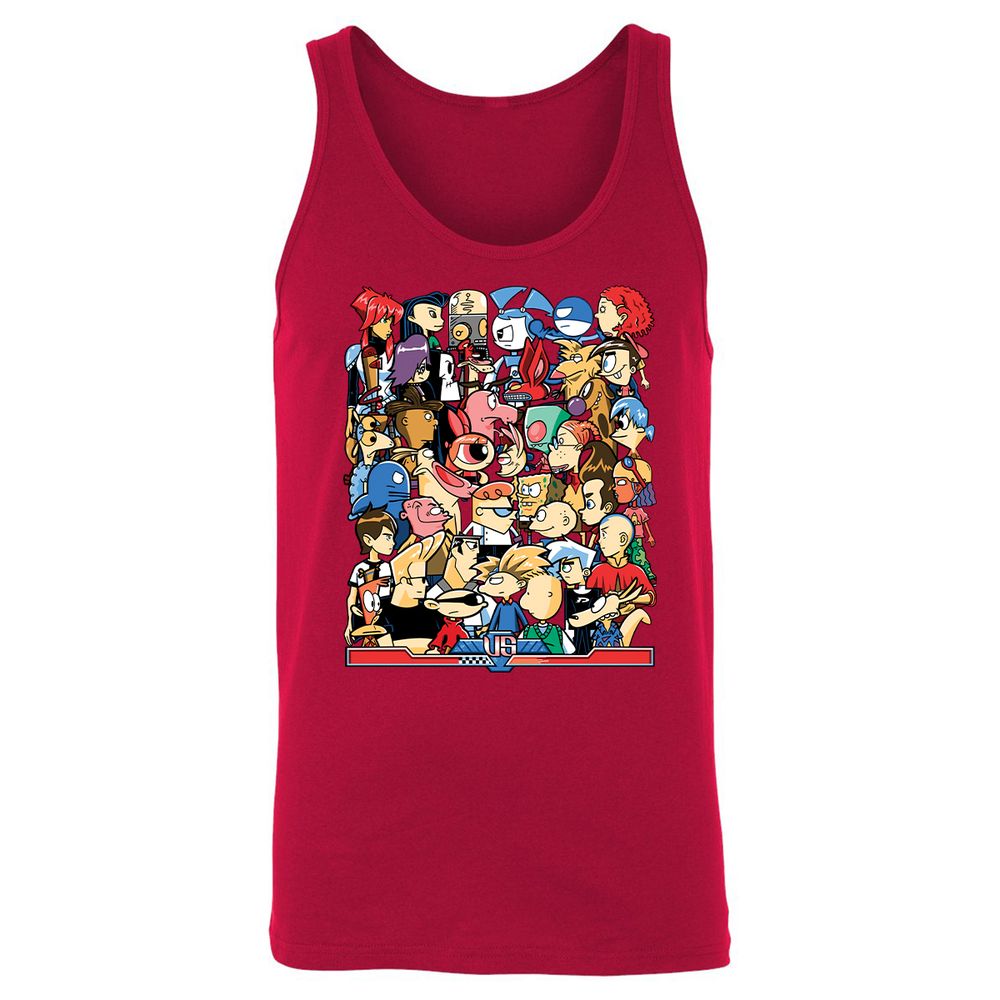 Unisex Jersey Tank - APU9UYJ9 - Red - 11