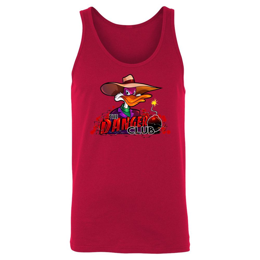 Unisex Jersey Tank - 4J37E98D - Red - 11