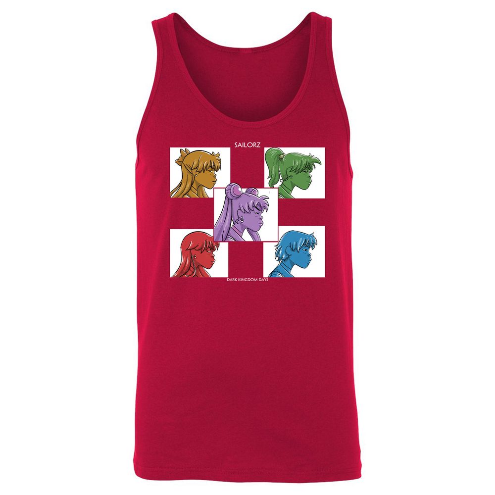 Unisex Jersey Tank - 6D4U5S9H - Red - 11