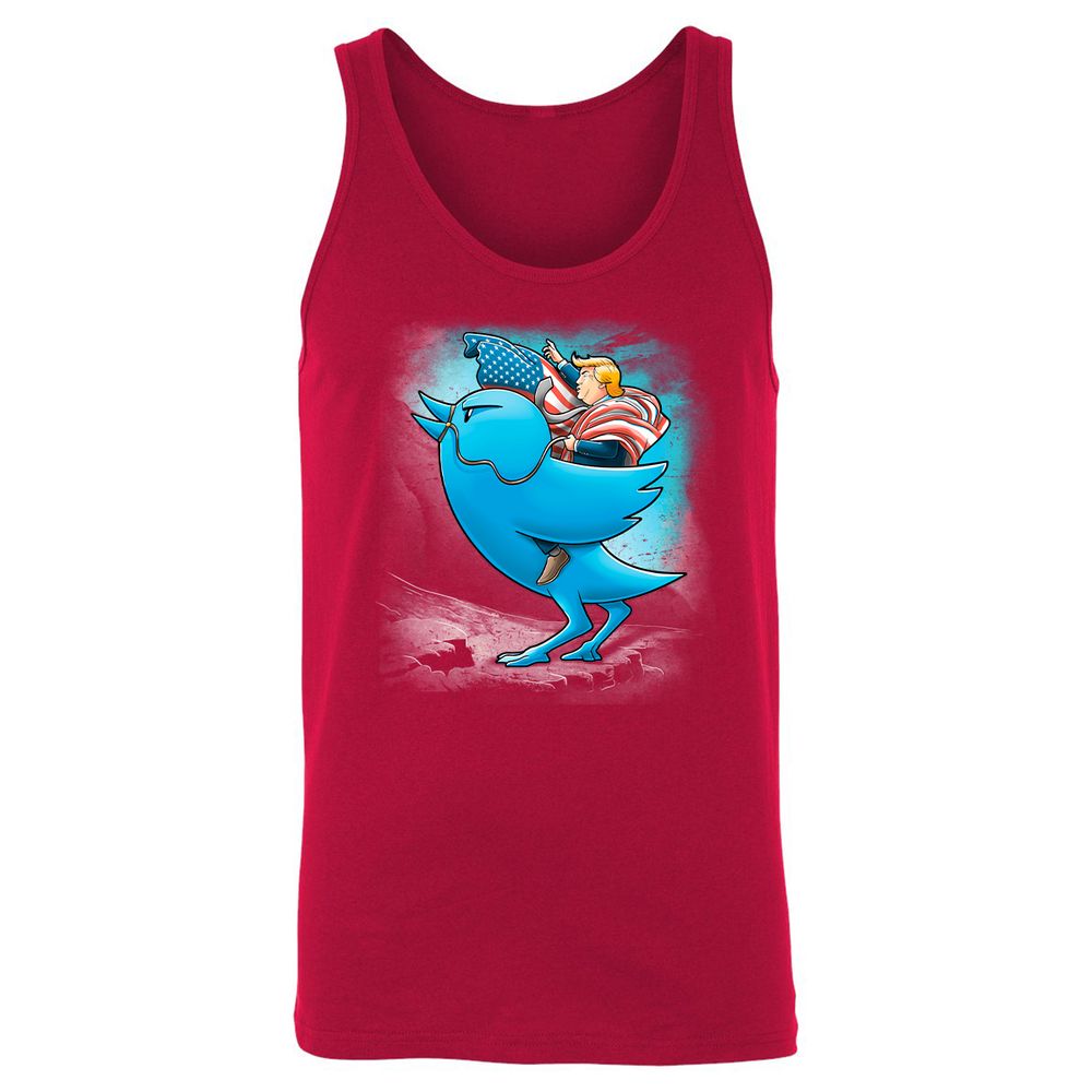 Unisex Jersey Tank - W6SG9EED - Red - 11