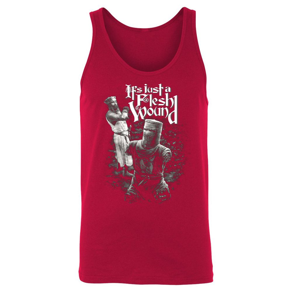 Unisex Jersey Tank - QV5TG9L5 - Red - 11