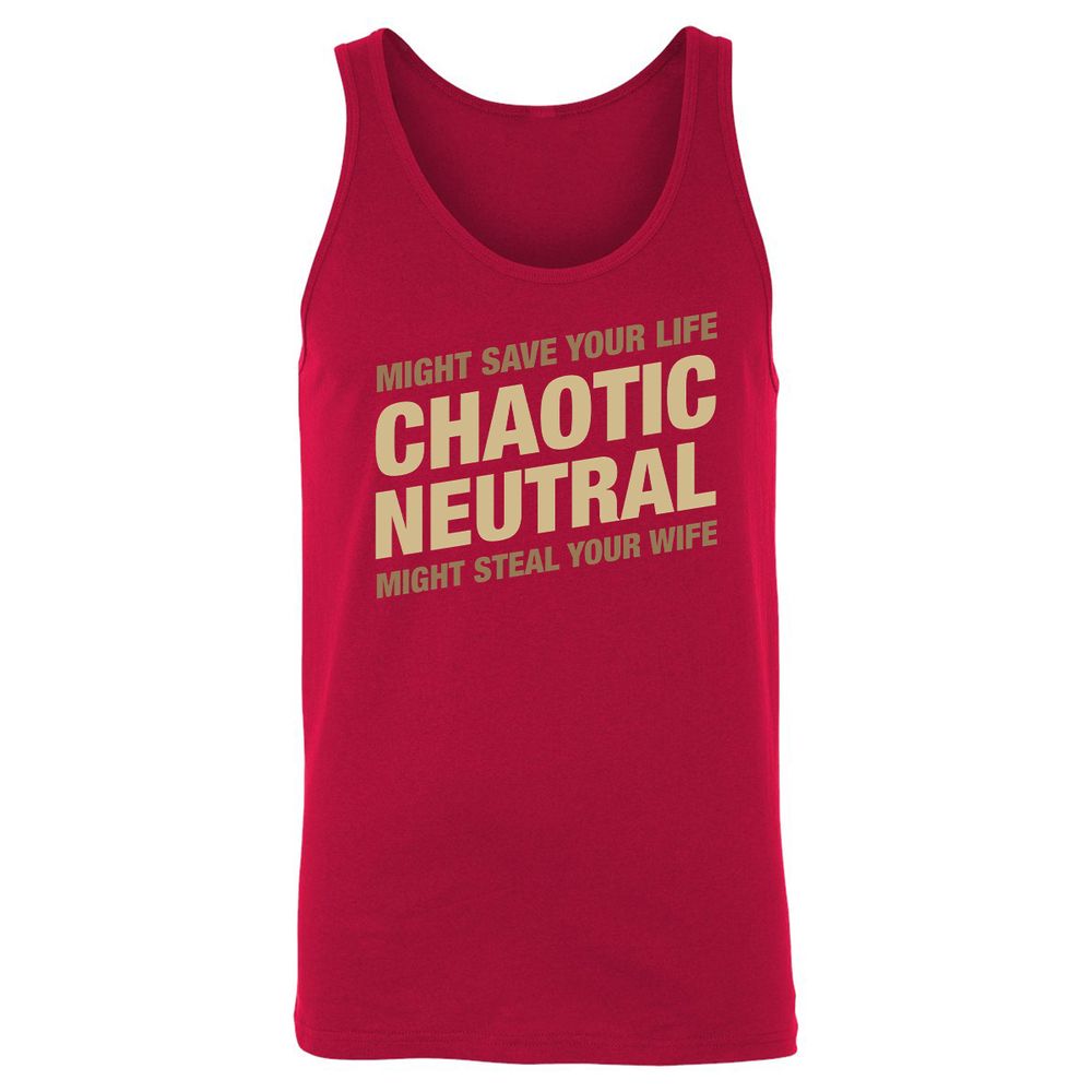 Unisex Jersey Tank - 2W7V71NX - Red - 11
