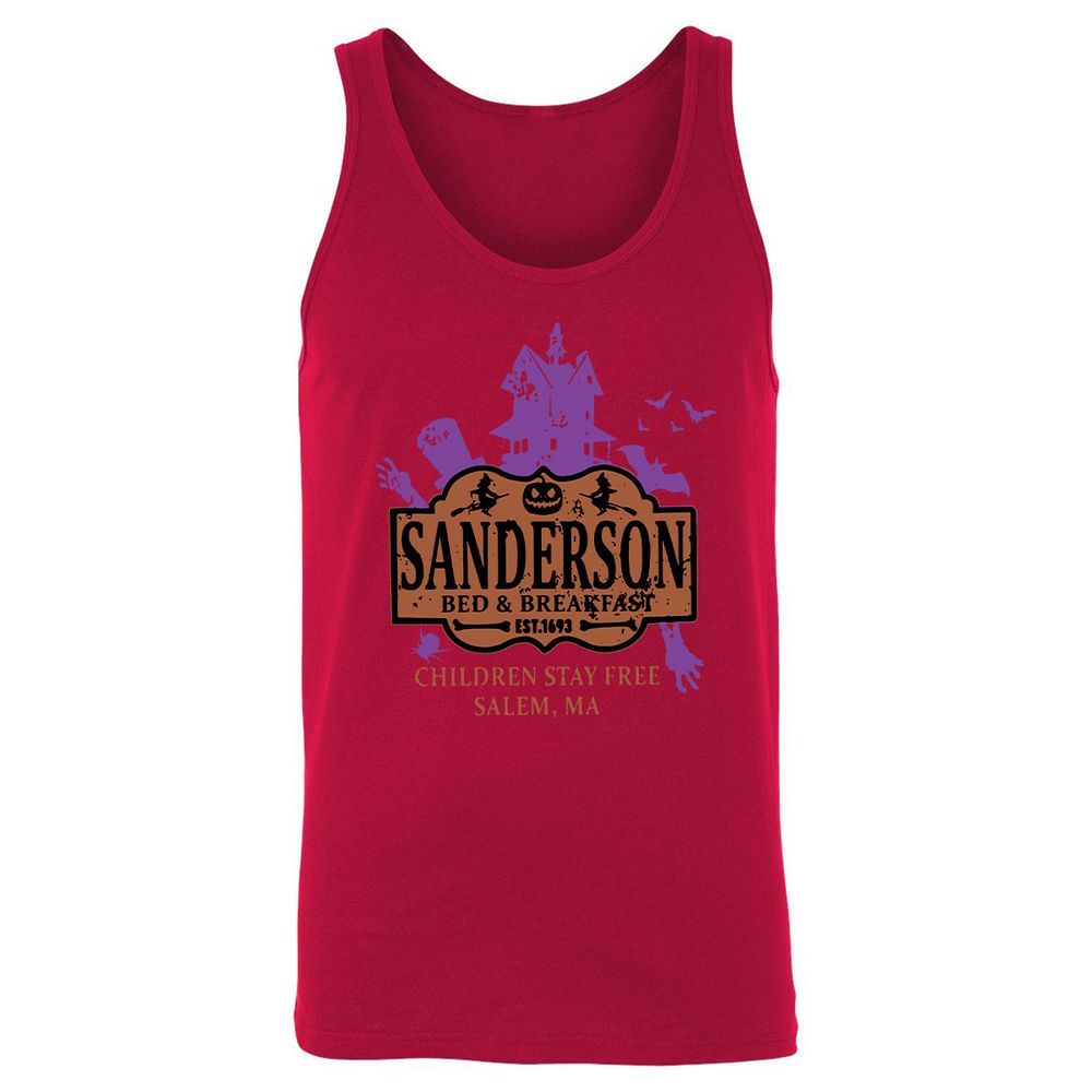 Unisex Jersey Tank - 5DMZSS7G - Red - 11