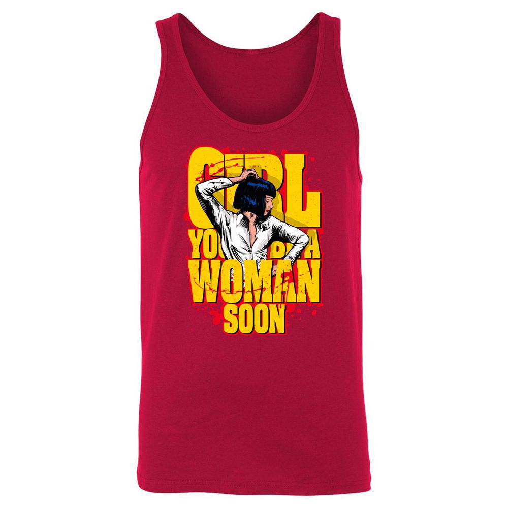 Unisex Jersey Tank - 1QWDC2AA - Red - 11