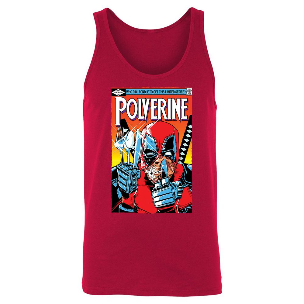 Unisex Jersey Tank - T3NXCVT9 - Red - 11