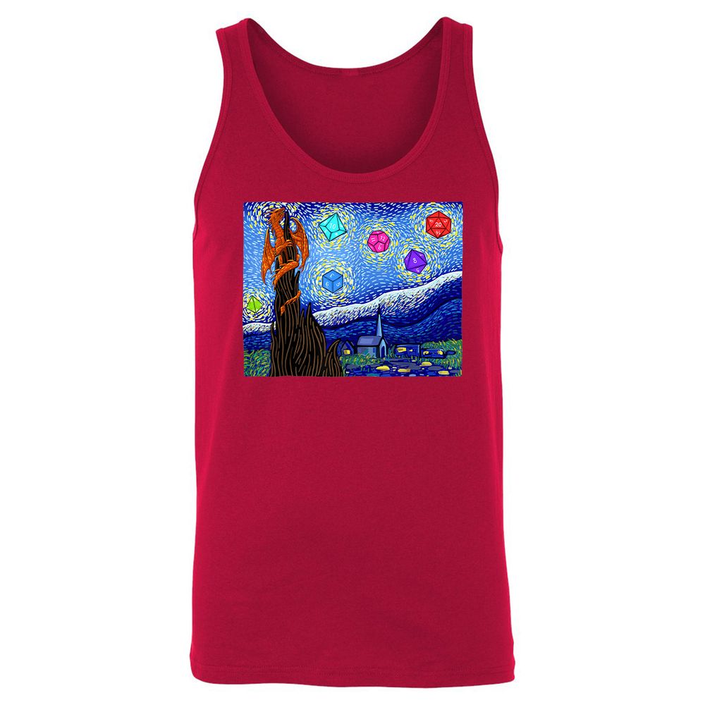 Unisex Jersey Tank - 1FP5QGWB - Red - 11