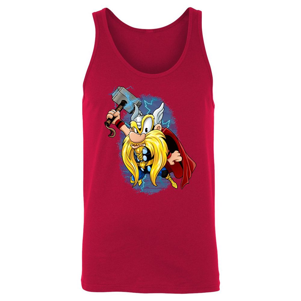 Unisex Jersey Tank - X1NXZ8KS - Red - 11