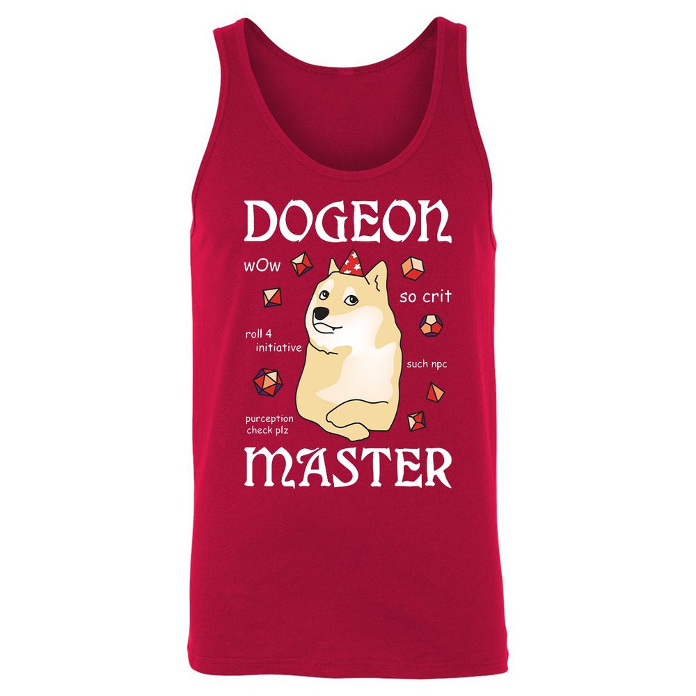 Unisex Jersey Tank - NB5W1Q84 - Red - 11