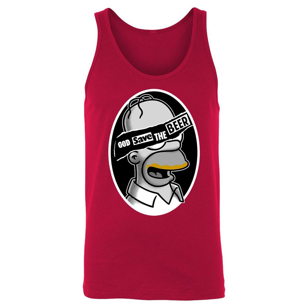 Unisex Jersey Tank - EUTY9PUP - Red - 11