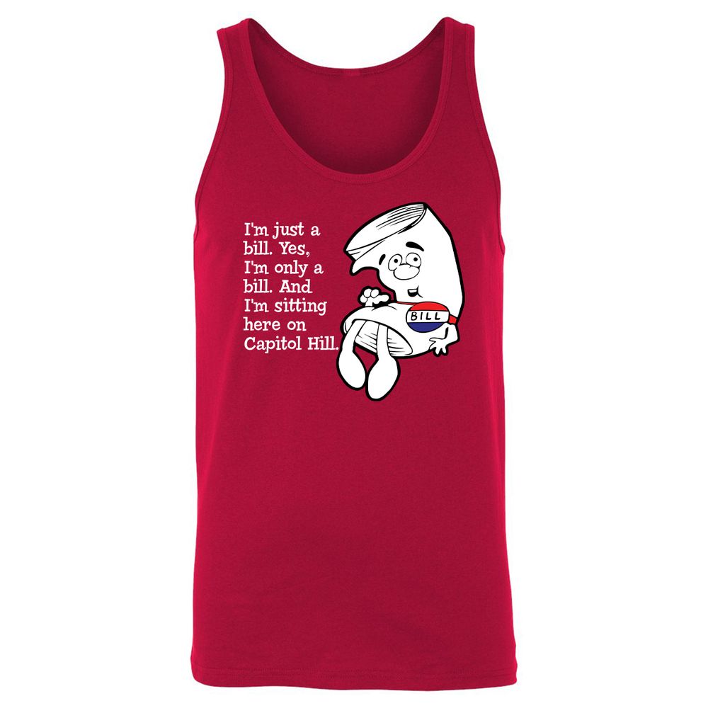 Unisex Jersey Tank - 4D8UBMSG - Red - 11