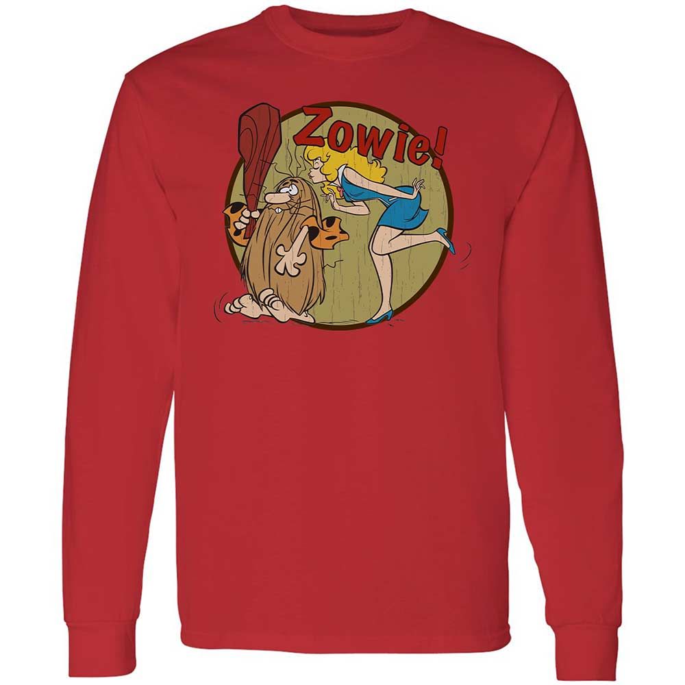 Long Sleeve T-Shirt - HLDUWZ9P - Red - 11