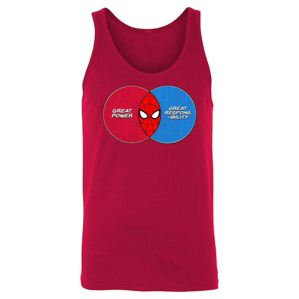 Unisex Jersey Tank - HF3TCXM6 - Red - 11