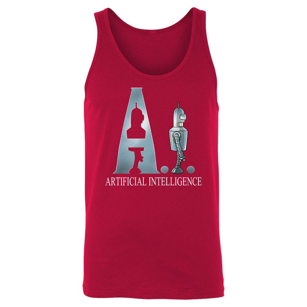 Unisex Jersey Tank - 1C12PMB2 - Red - 11