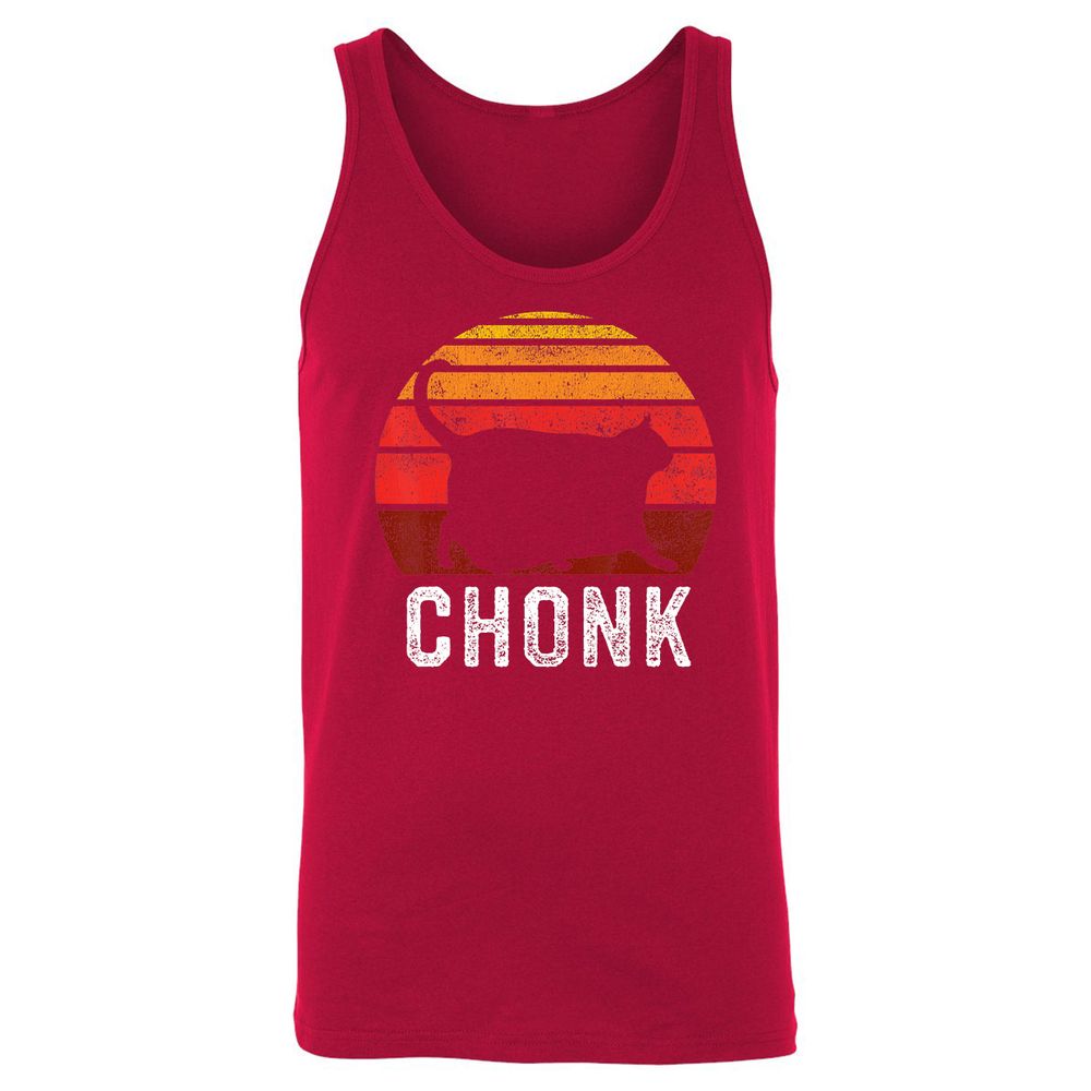 Unisex Jersey Tank - 4CPR61DH - Red - 11