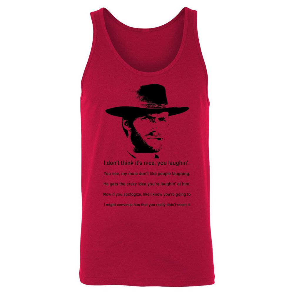 Clint Eastwood Mule Quote - Red - 11