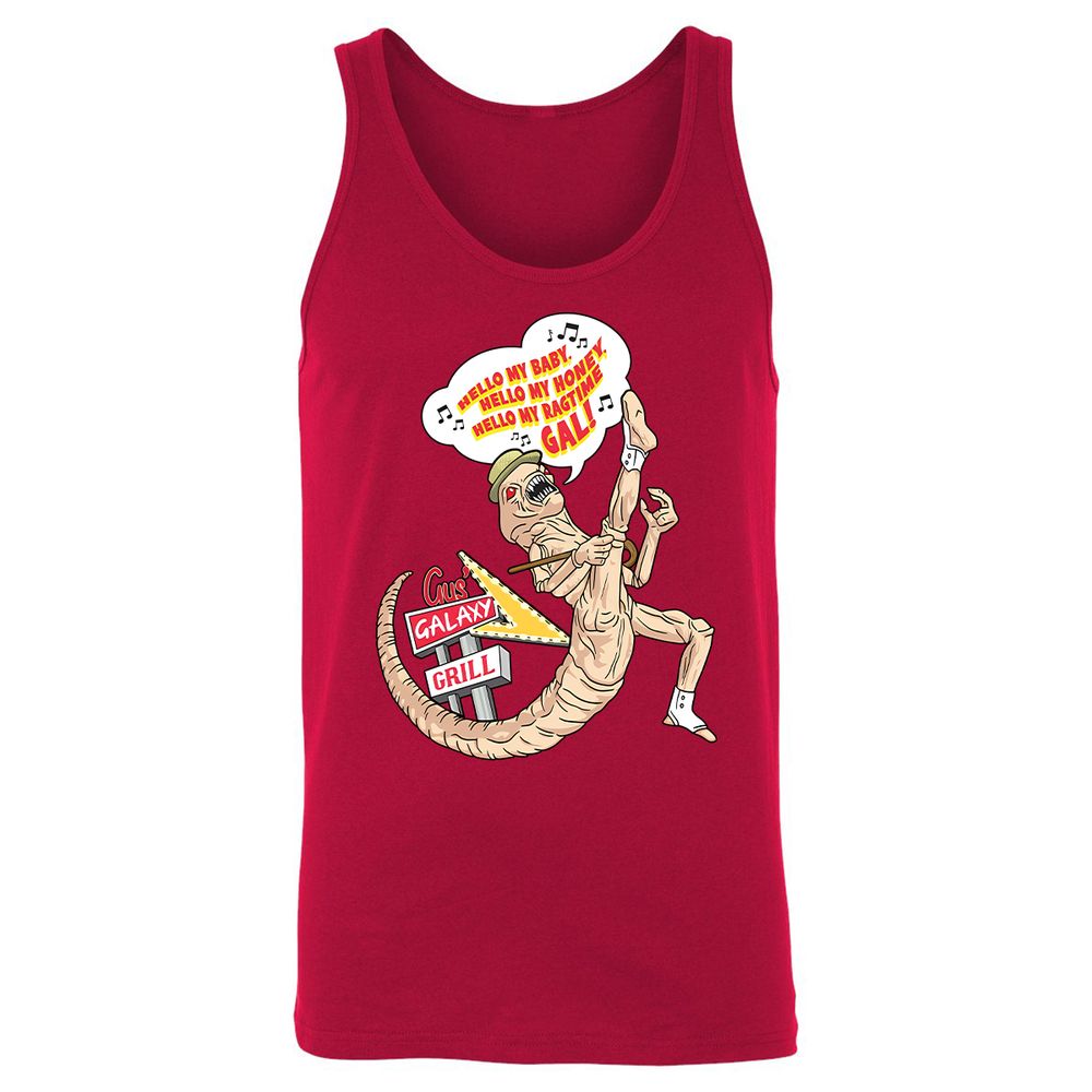 Unisex Jersey Tank - 4TS84PG1 - Red - 11