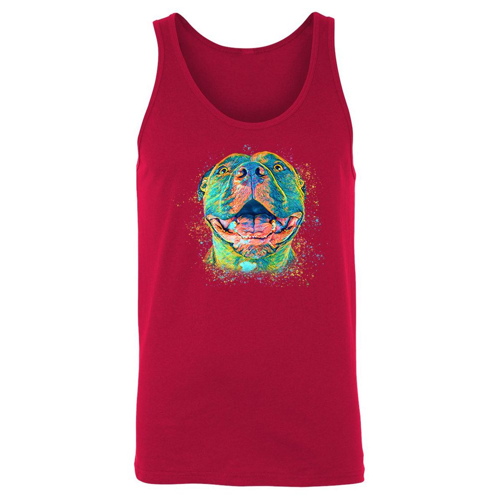 Unisex Jersey Tank - BG5JZFHK - Red - 11