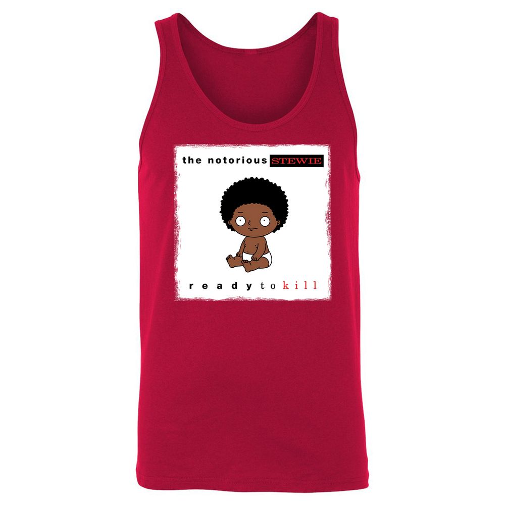 Unisex Jersey Tank - SZUU8R5H - Red - 11