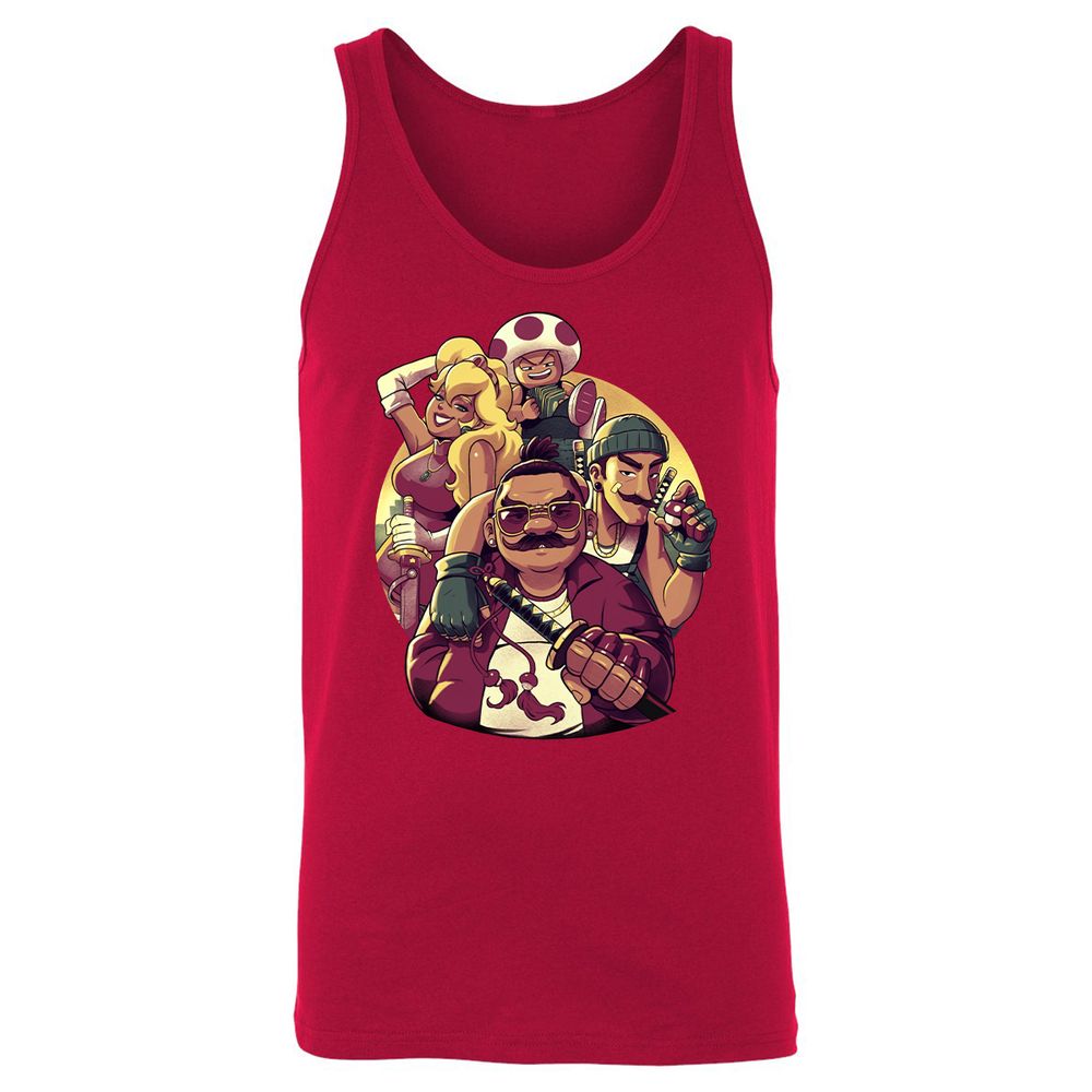 Unisex Jersey Tank - UDQEB1JH - Red - 11