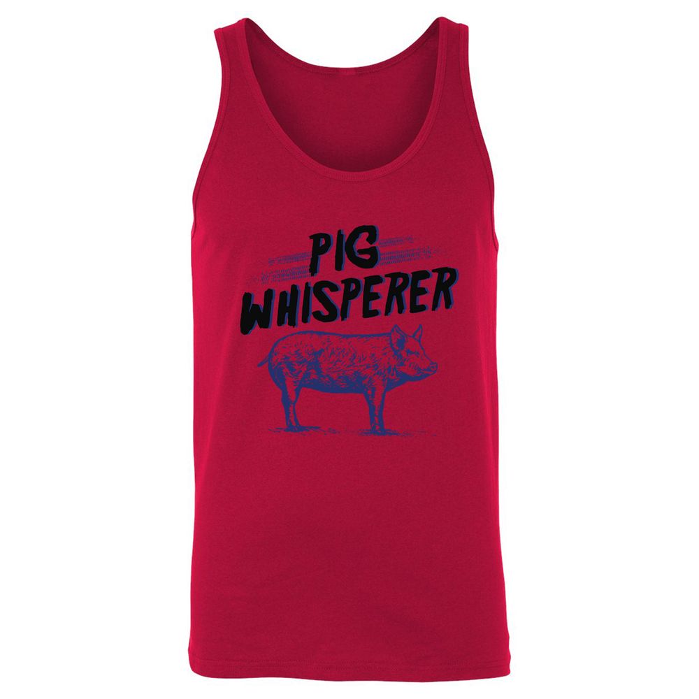 Unisex Jersey Tank - E3CYAHE4 - Red - 11