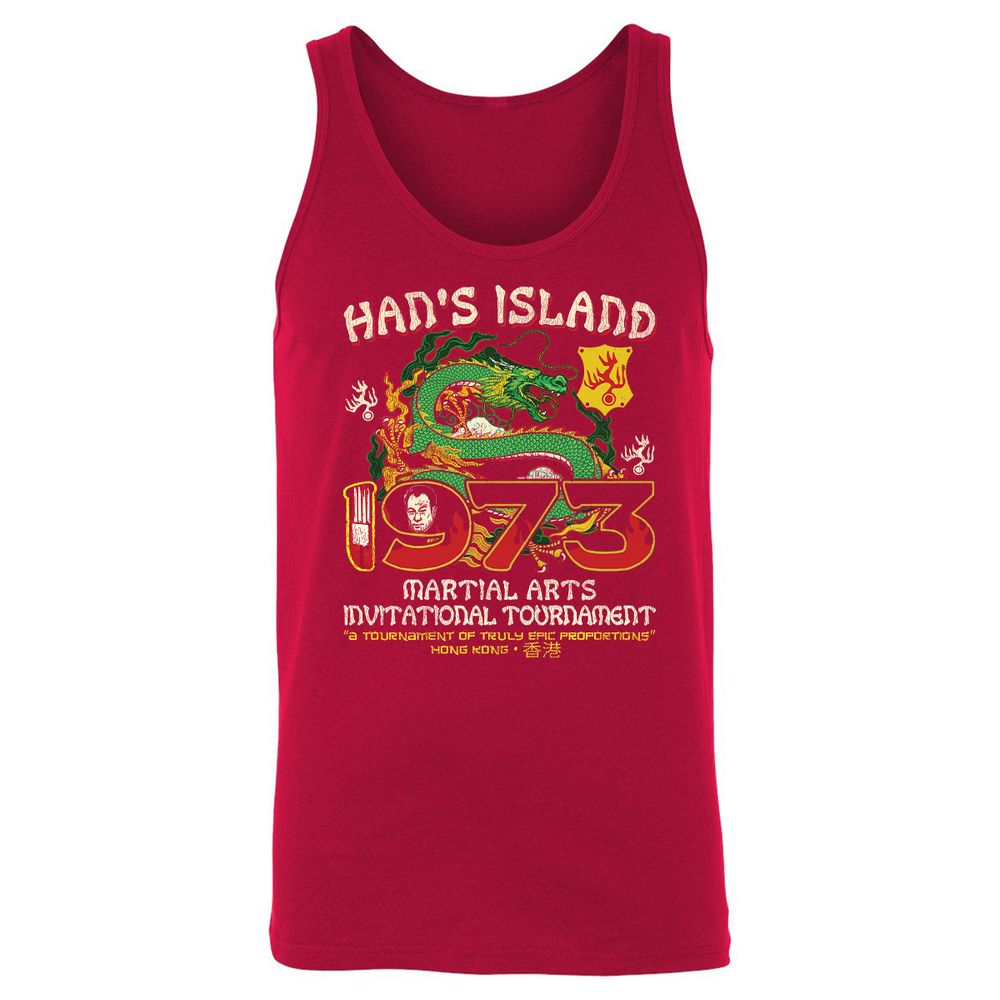 Unisex Jersey Tank - F5DGGN6Z - Red - 11