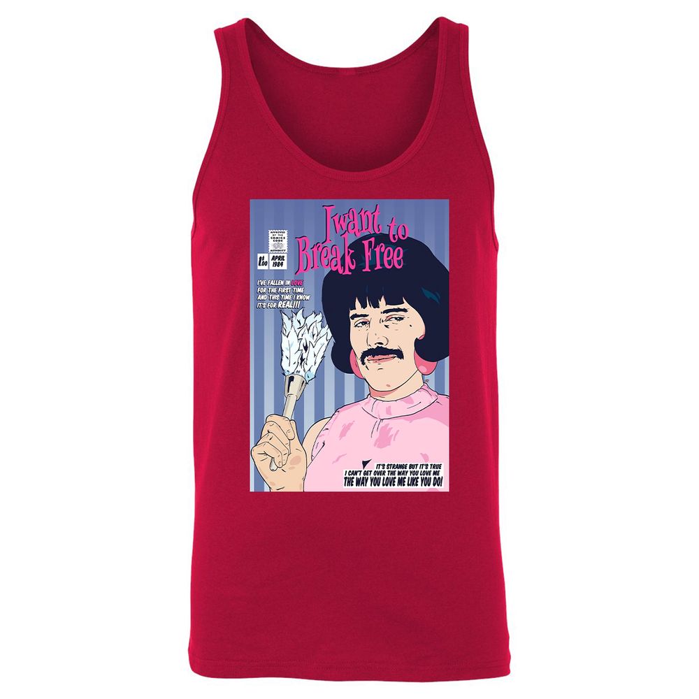 Unisex Jersey Tank - 9KNBL5D2 - Red - 11