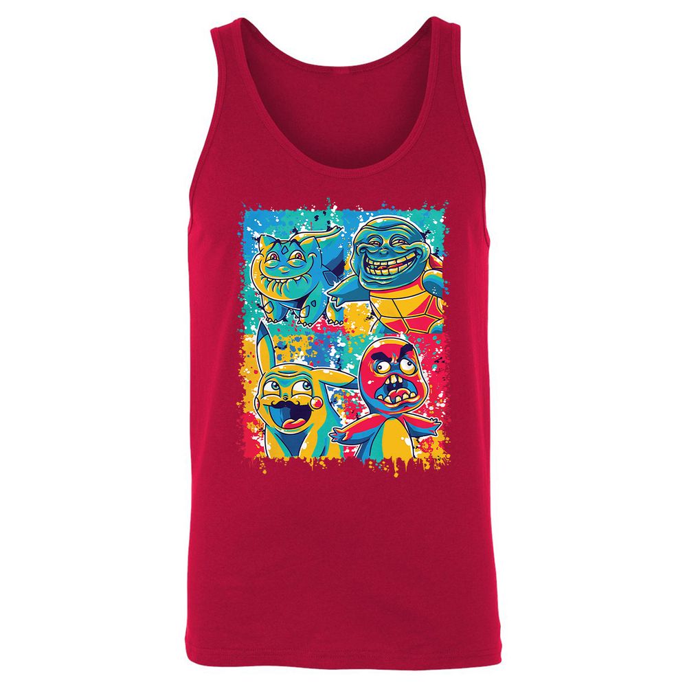 Unisex Jersey Tank - LPYT4T5Y - Red - 11