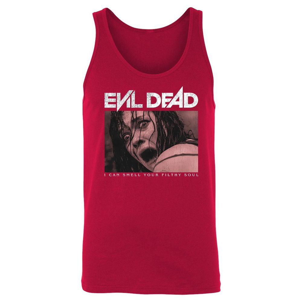 Unisex Jersey Tank - Black - Red - 11
