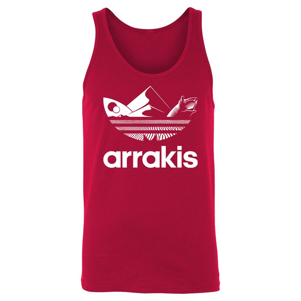 Unisex Jersey Tank - N6RA2XSN - Red - 11