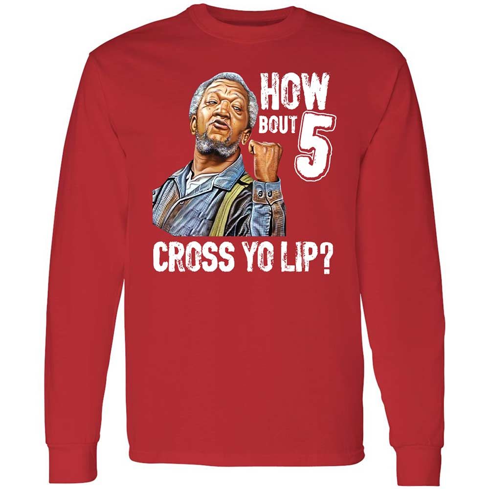 How bout 5 cross yo lip - Red - 11