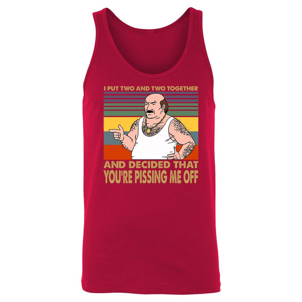 Unisex Jersey Tank - CBTDCQPK - Red - 11