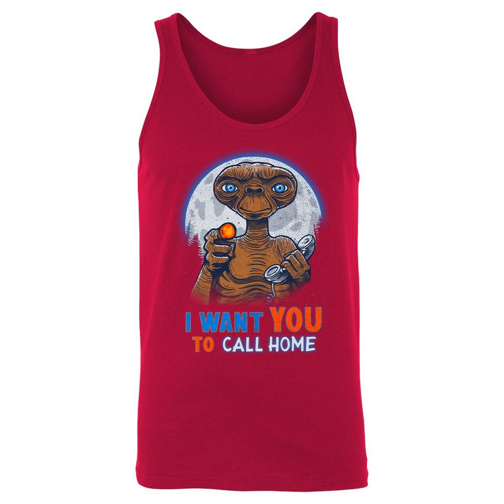 Unisex Jersey Tank - 6RZ37KRS - Red - 11