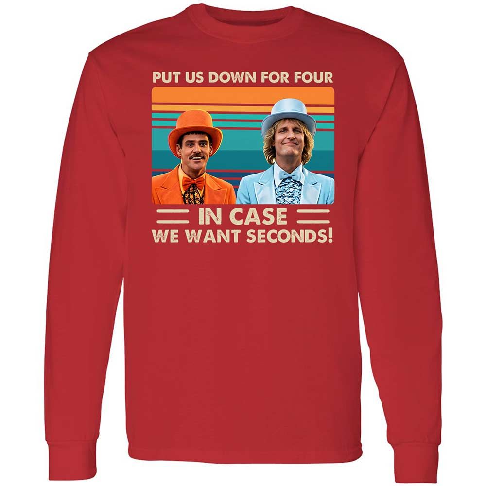 Long Sleeve T-Shirt - 96N24RCD - Red - 11
