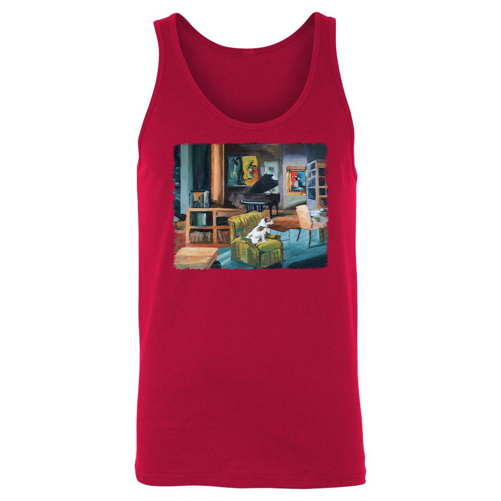 Unisex Jersey Tank - Z4JZ9E54 - Red - 11